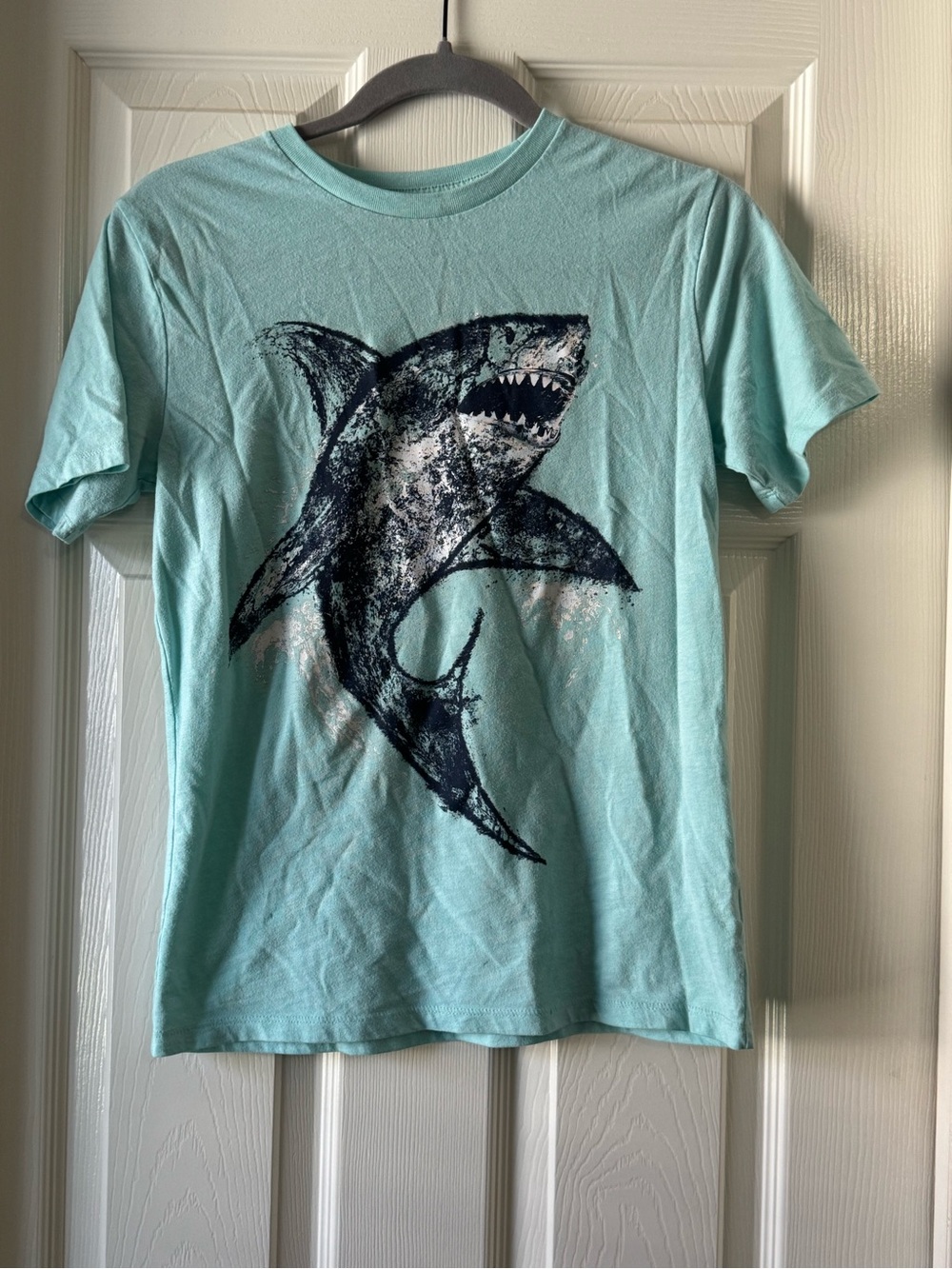 Children’s Place Kids Shark Graphic Short Sleeve Tee (YL)